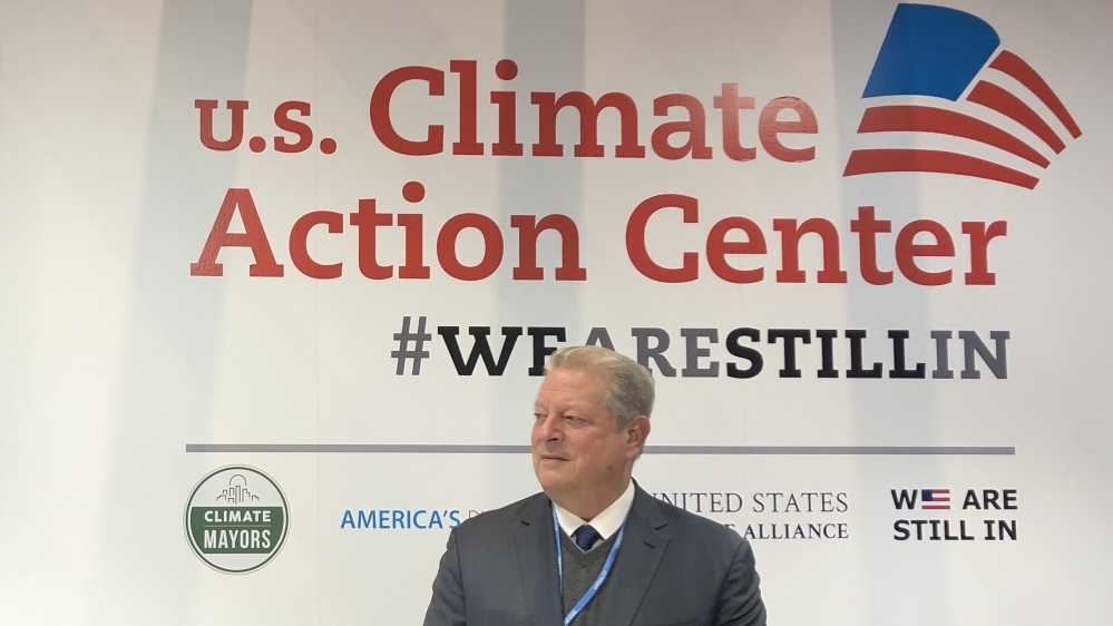 Al Gore at US Climate Action Center