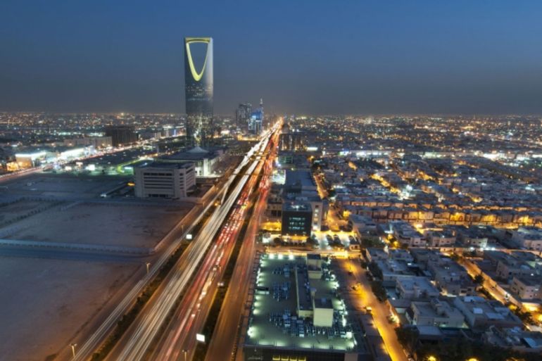 King Fahad Road in Riyadh, Saudi Arabia