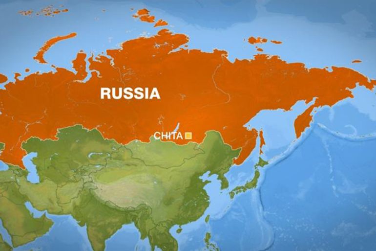 Russia map Chita