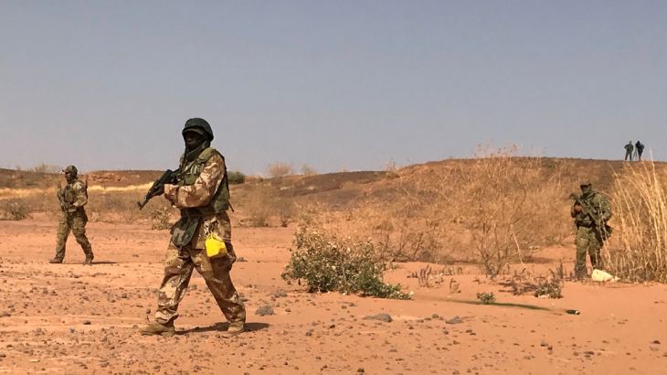 FILE PHOTO: Nigerien commandos simulate a raid on a militant camp during the U.S. sponsored Flintlock exercises in Ouallam