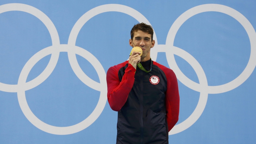 Swimming - Men's 200m Individual Medley Victory Ceremony