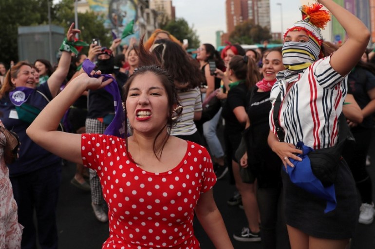 Chile anti-femicide protests 20/12/19
