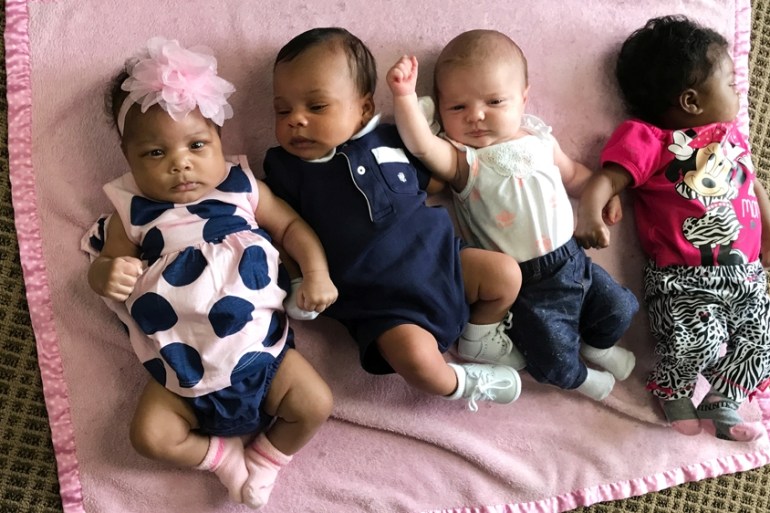 US babies post pregnancy session