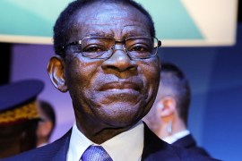 Teodoro Obiang Nguema Mbasogo Photographer:Ludovic Marin/Pool/AFP via Getty Images