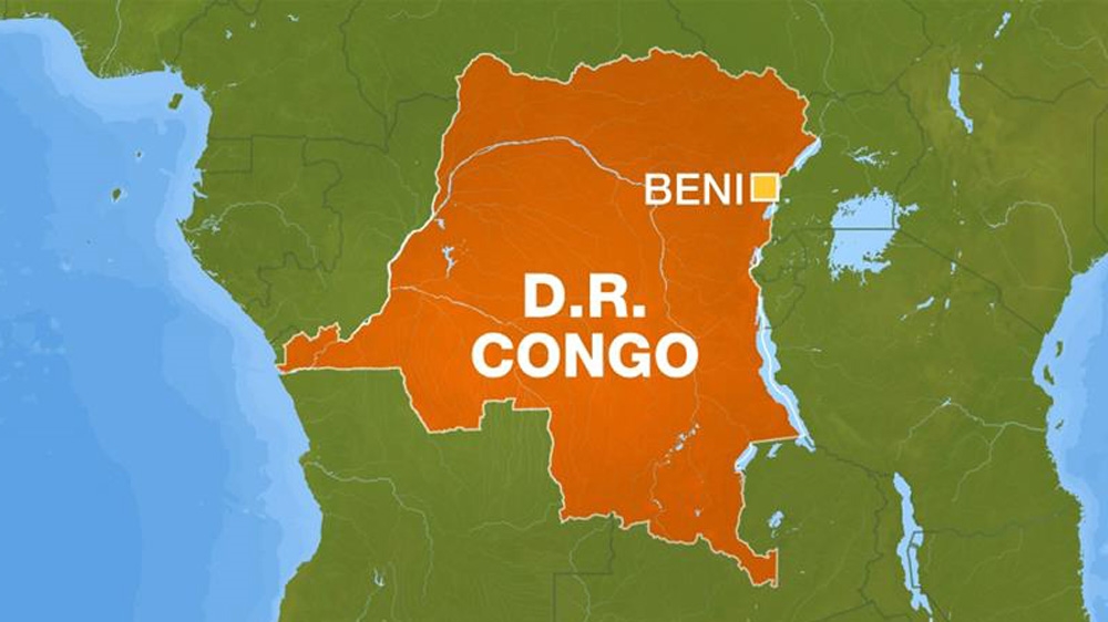 DR Congo - Beni map
