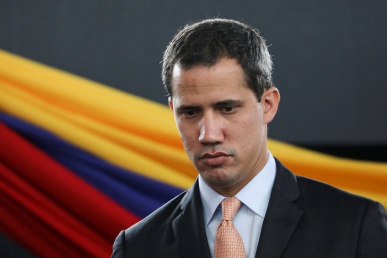 Venezuela''s National Assembly President and opposition leader Juan Guaido, who many nations have recognised as the country''s rightful interim ruler, takes part in a session of Venezuela''s National Ass
