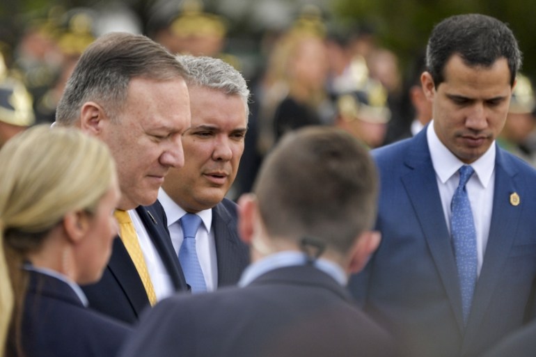 Mike Pompeo and Guaido