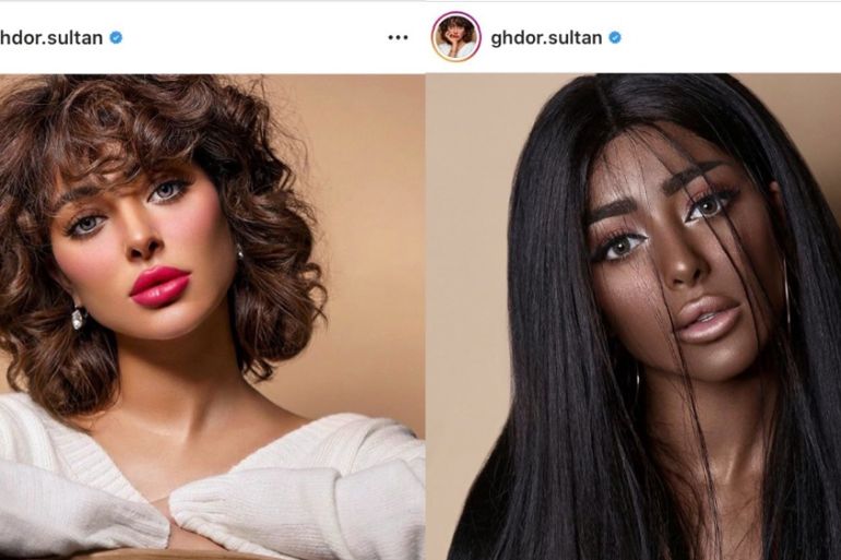 Kuwaiti beauty influencer blackface