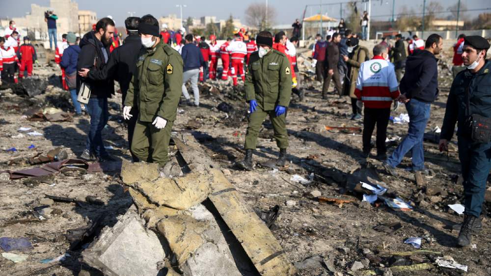 Ukraine jet wreckage - reuters