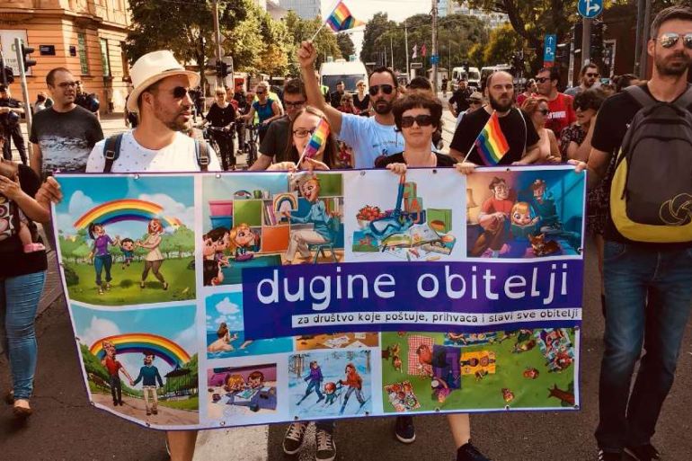 Same sex couples campaign in Croatia for right to adopt and foster kids [Seb Starcevic]