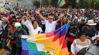 Ecuador protest dec