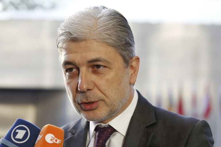 Bulgarian Minister for Environment Neno Dimov