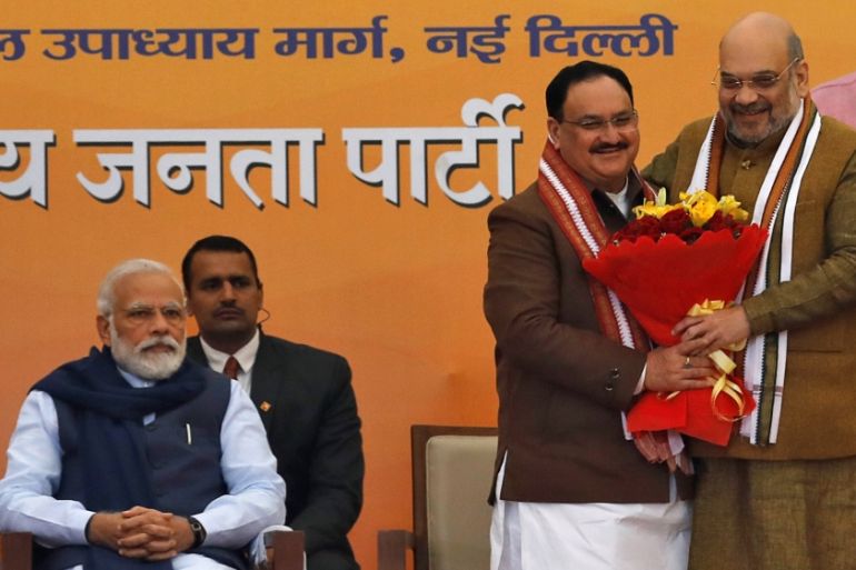 Jagat Prakash Nadda, newly elected President of BJP