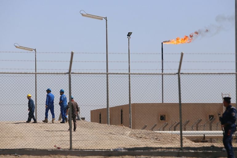 Iraq oil workers