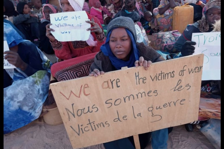 Sudanese refugees protest against long neglect in Niger