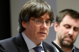 Puigdemont and Comin - reuters