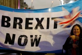 Britain leaves EU on Brexit day