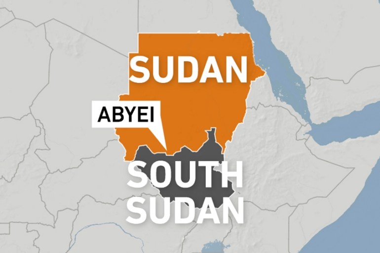 South Sudan-Sudan map