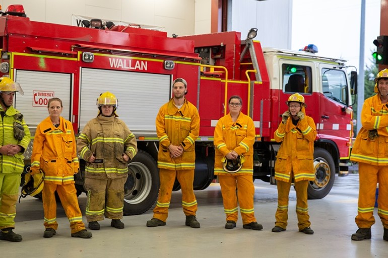 Australia volunteer firefighters