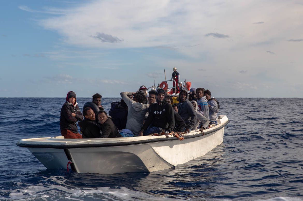 People are told to get on the boats in the middle of the night. “You can’t see anything. It’s dark and scary. But you know you’ll die in Libya if you don’t leave,” Saruna, 17, said. “You call home bef