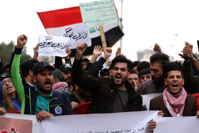 Protests reach 100th day in Iraq