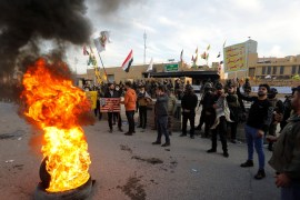 Iraq embassy protest