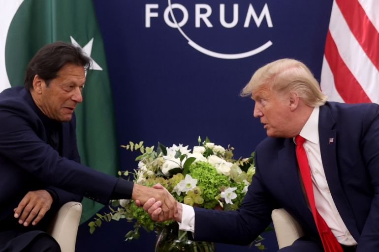 2020 World Economic Forum in Davos, Imran Khan and Trump