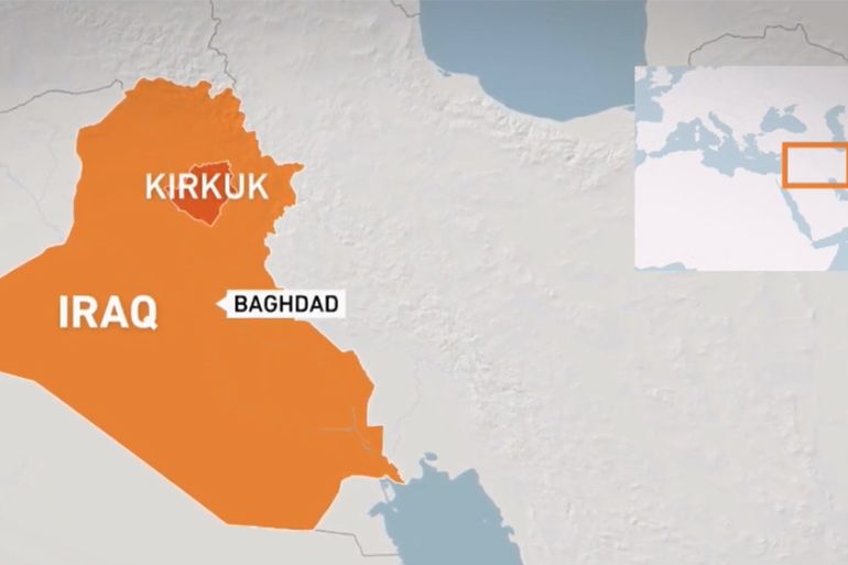 MAP Kirkuk Iraq