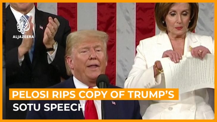 Pelosi rips copy of Trump''s SOTU speech