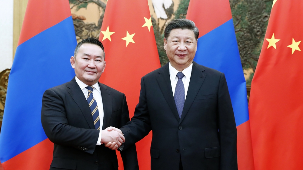 mongolia president and Xi