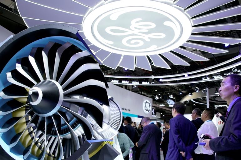 GE jet engine in China