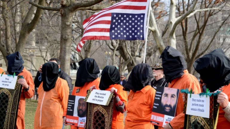 Guantanamo bay protest Reuters