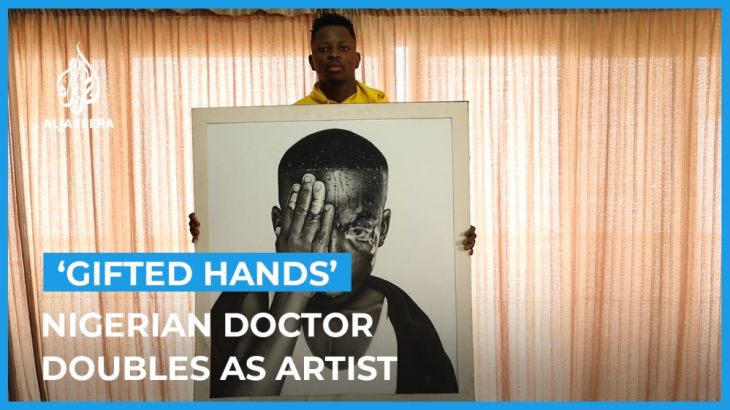 ‘Gifted hands’ - Nigerian doctor doubles as visual artist  
