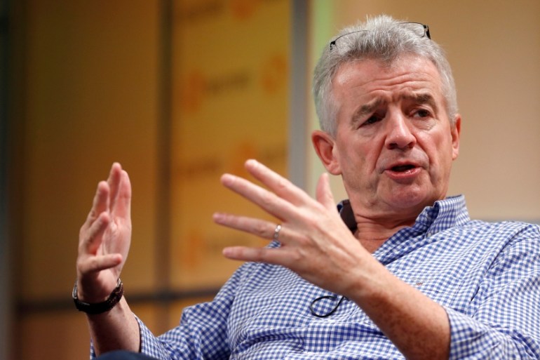 Ryanair Chief Executive Michael O''Leary attends a Reuters Newsmaker event in London