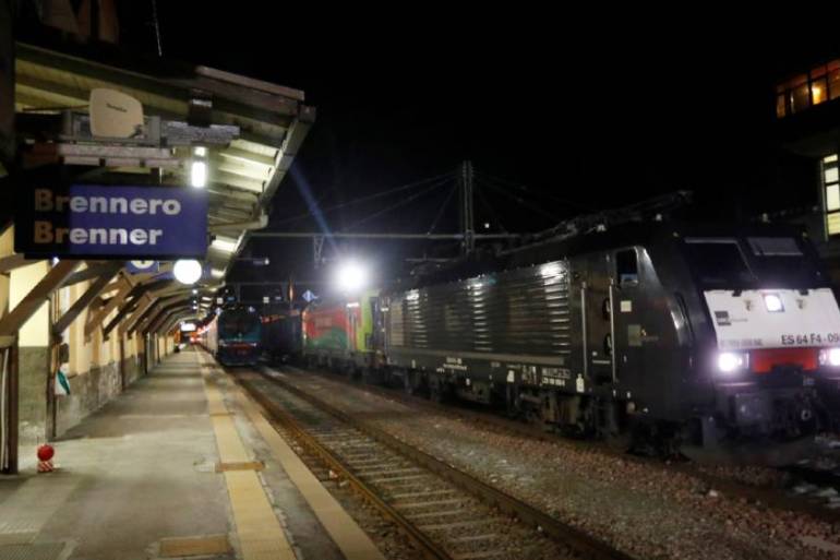 Italy-Austria border train - Reuters