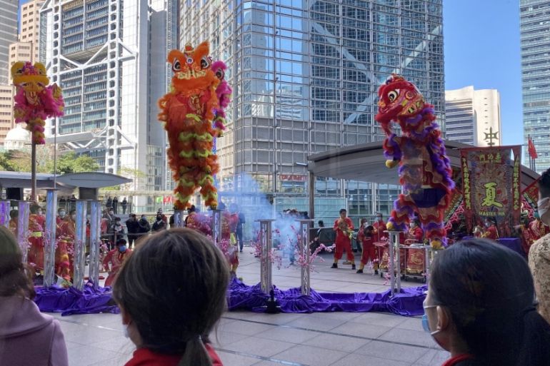 Chinese New Year celebrations in Hong Kong
