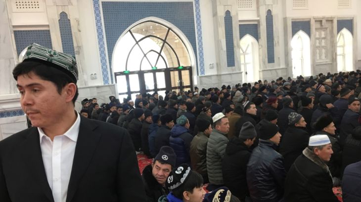 Uighur at mosque