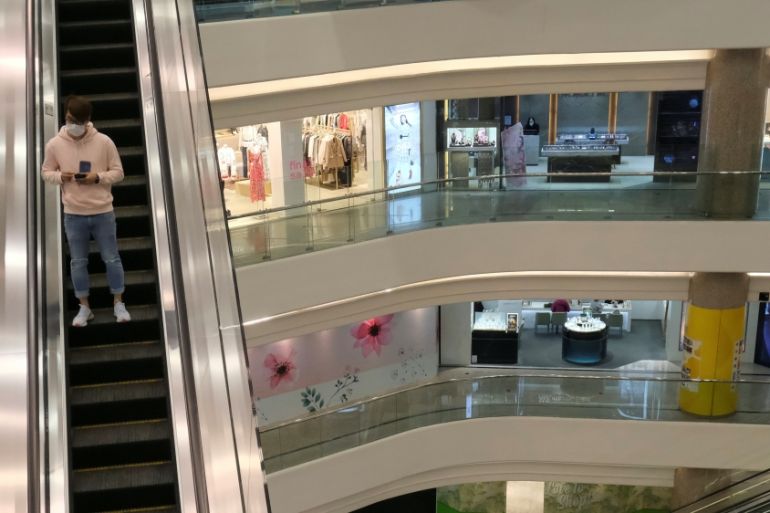 China retail sales plunge