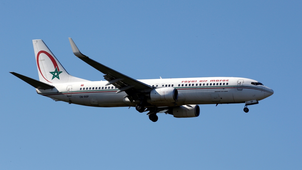 The CN-ROP Royal Air Maroc Boeing 737 makes its final approach for landing at Toulouse-Blagnac airport, France, March 20, 2019. REUTERS/Regis Duvignau
