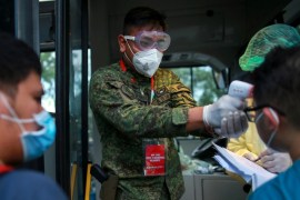 Lockdown in Philippine main island to contain the spread of coronavirus disease (COVID-19)