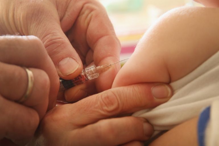 measles vaccine - getty