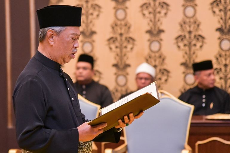 Malaysia Muhyiddin oath