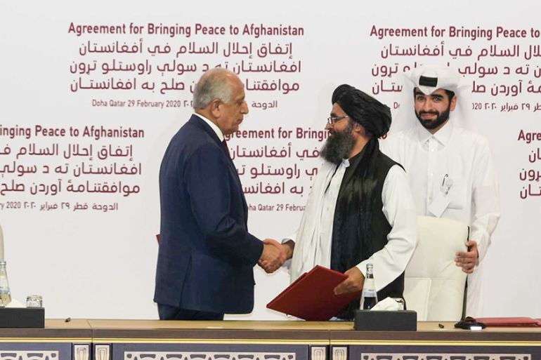 The peace deal was signed after 18 months of talks in Doha [Sorin Furcoi/Al Jazeera]