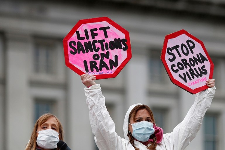 US sanctions Iran coronavirus