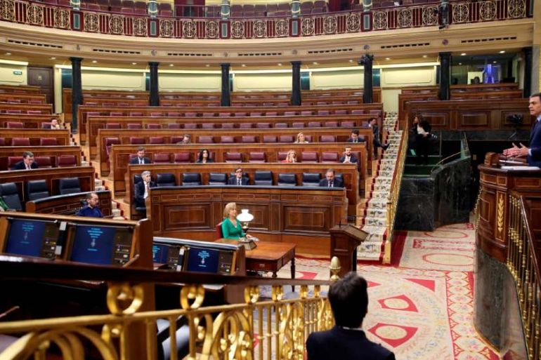 Spain;: Empty parliament - reuters