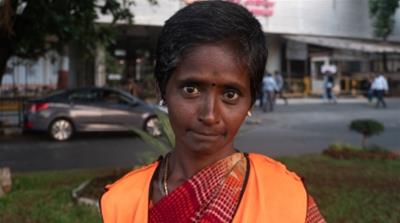 Bhima Valmiki is among the 6,500 contract workers employed by the MCGM to pick up garbage from the streets. She gets paid Rs 250 as daily wage, much below Rs 625 stipulated by Mahrashtra state governm