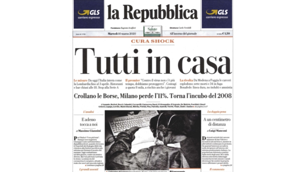italy newspaper