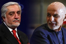 Abdullah Abdullah and Ashraf Ghani composite [Reuters]