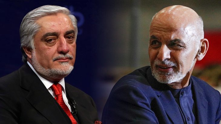 Abdullah Abdullah and Ashraf Ghani composite [Reuters]