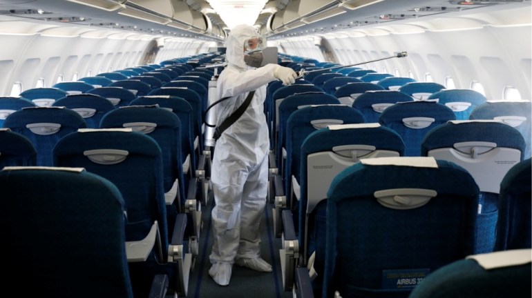 airlines' coronavirus